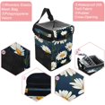 thumbnail image 2 of Daisy Foldable Car Garbage Can with Lid, Leak-Proof Mini Trash Can, Hanging Storage Bag - Car Trash Bin for Travel and Commuting, 2 of 6