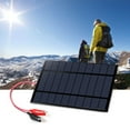 thumbnail image 3 of Amdohai 2.5W 5V Polycrystalline Silicon Solar Panel with Alligator Clips Solar Cell for DIY Power, 3 of 7