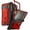 Metallic Red, variant on Poetic Spartan Case for Google Pixel Fold 5G, Full Body Rugged Case with Kickstand, Metallic Gun Metal
