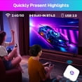 thumbnail image 4 of Compatible con Bluetooth 4.0 Smart TV Box H96Max M1 Safe Tvbox Media Player Set, 4 of 9
