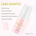 thumbnail image 2 of Kit de shampoo para pestañas EMEDA 100 ml, limpiador en espuma con cepillo, 2 of 5