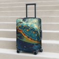 thumbnail image 4 of Salouo Surfing Turtle Pattern Travel Dust-proof Suitcase Cover, Softside Suitcase Protector Luggage Cover Protector for 18-32inch ,Not Included Suitcase, 4 of 8