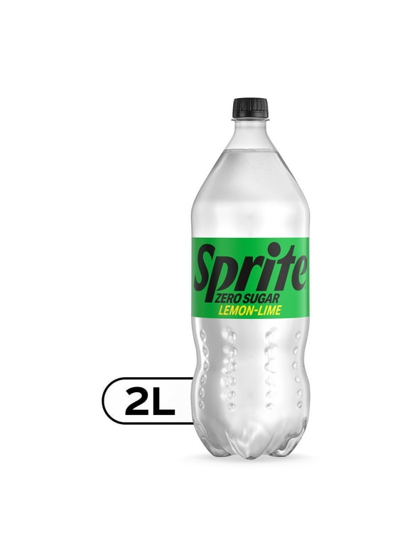 Sprite Zero Sugar Lemon Lime Soda Pop, 2 Liter Bottle