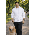 thumbnail image 4 of Expert Brand Men's Fleece Tec Pullover Hoodie Sweater, White, Small, 4 of 7