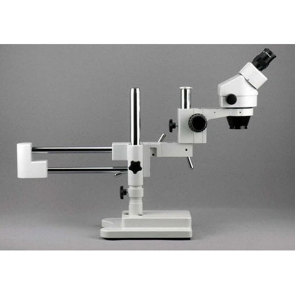 AmScope SM-4BZ-80S Professional Binocular Stereo Zoom Microscope, WH10x Eyepieces, 3.5X-90X Magnification, 0.7X-4.5X Zoo