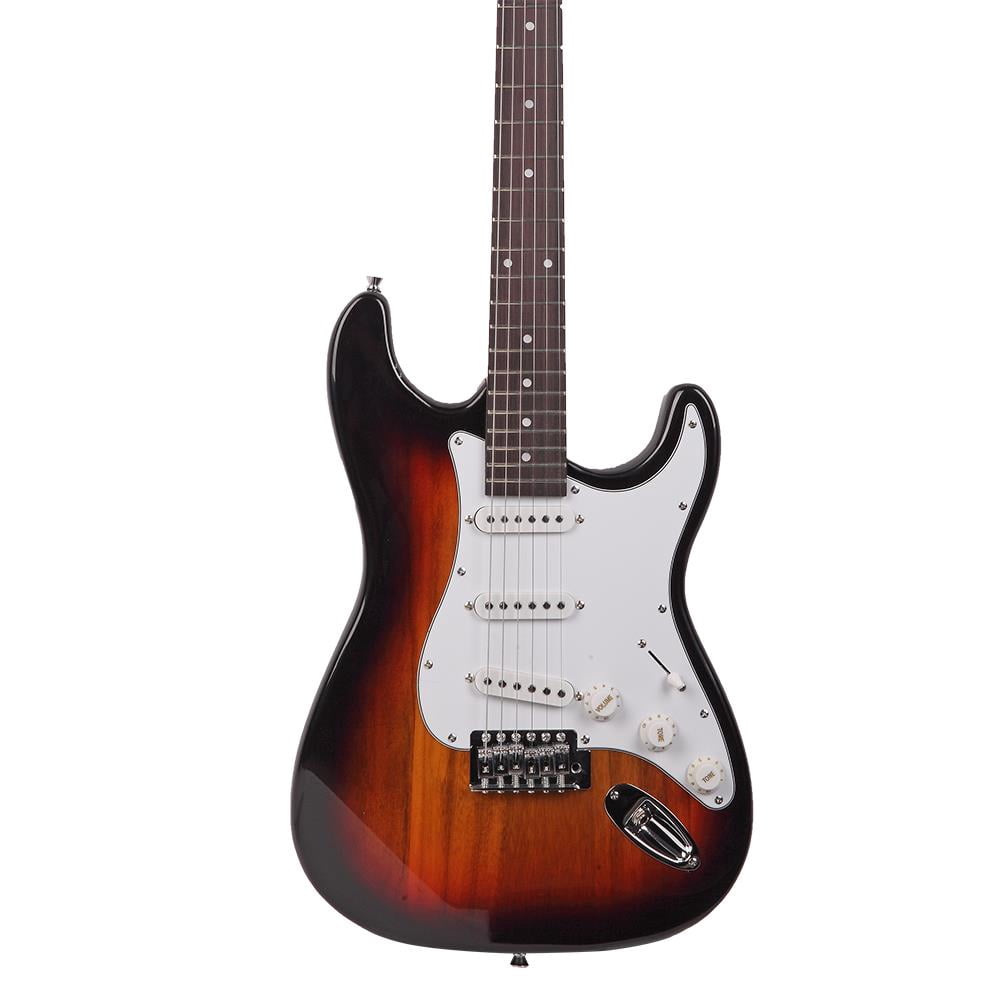 UBesGoo 39" Beginner Rosewood Fingerboard Electric Guitar + Gig Bag + Cable + Strap + Picks