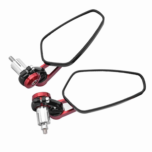 Ajuste De 360 grados Espejo De Vidrio óptico Transparente Diseño Elegante Espejos Retrovisores Vidrio Premium Material De aleación De Aluminio Ajuste Universal Para