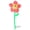 Winnie the Pooh, variant on Disney Winnie the Pooh Piglet Flower Plush Wand Stuffed Figure, Blue and Green, 12 Inch