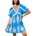 thumbnail image 2 of Njagoc3 Womens Embroidered Mini Dress, Short Sleeves for Summer Garden & Daily Wear, 2 of 6