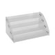 thumbnail image 5 of Caja de almacenamiento de cosméticos de acrílico, expositor de acrílico para botellas, cepillos y artículos de tocador. 4 capas transparentes, 5 of 9