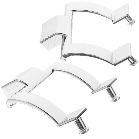 2pcs Shower Door Pull for Frameless Shower Door Practical Shower Door Handle Stainless Door Handle