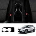 thumbnail image 5 of Car Center Console Water Cup Holder Decoration Cover Trim Sticker For Yaris Cross Rhd 2022 Bright B, 5 of 5