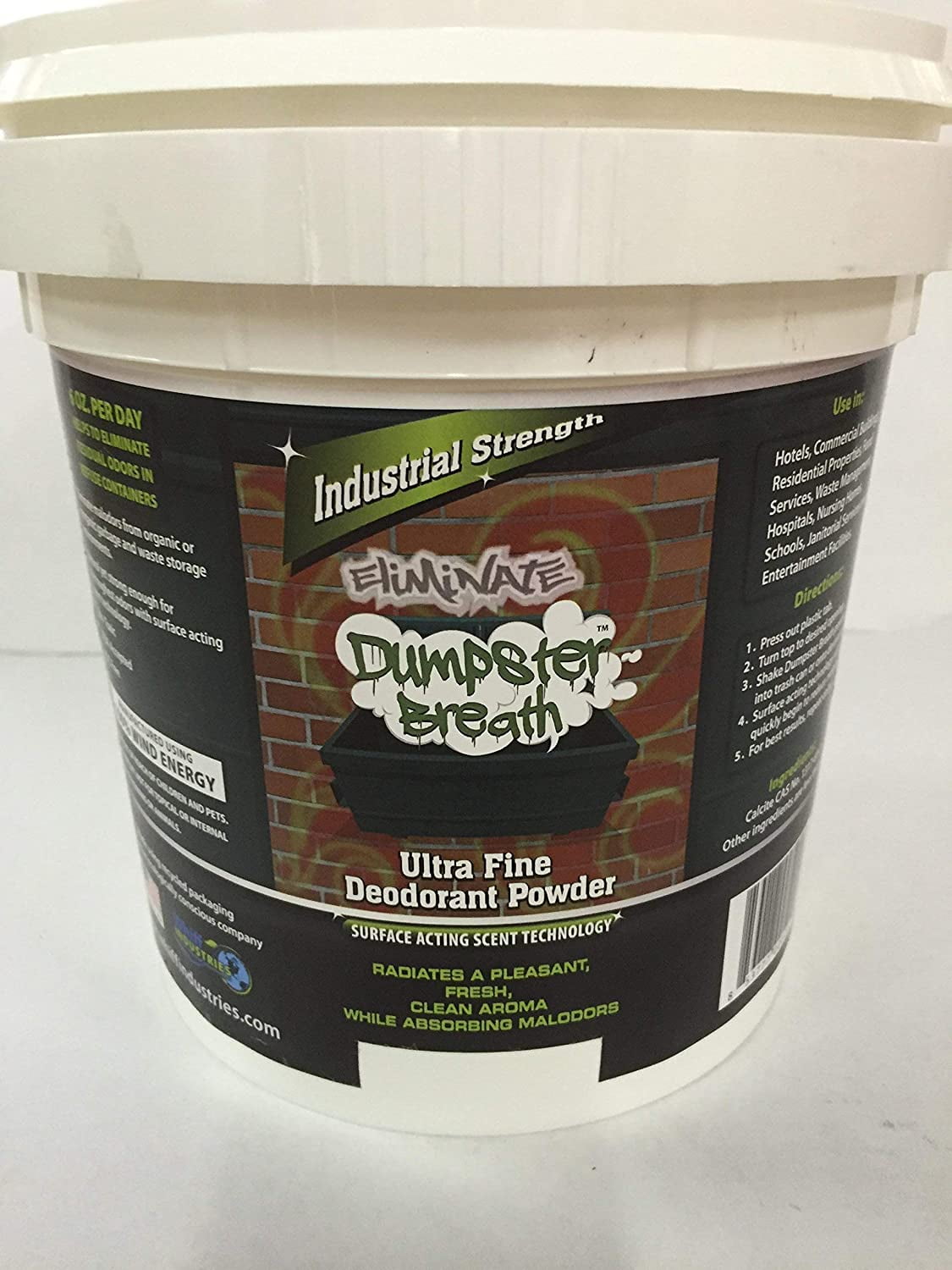 Dumpster Breath Heavy Duty Commercial Odor Control Deodorant Powder for