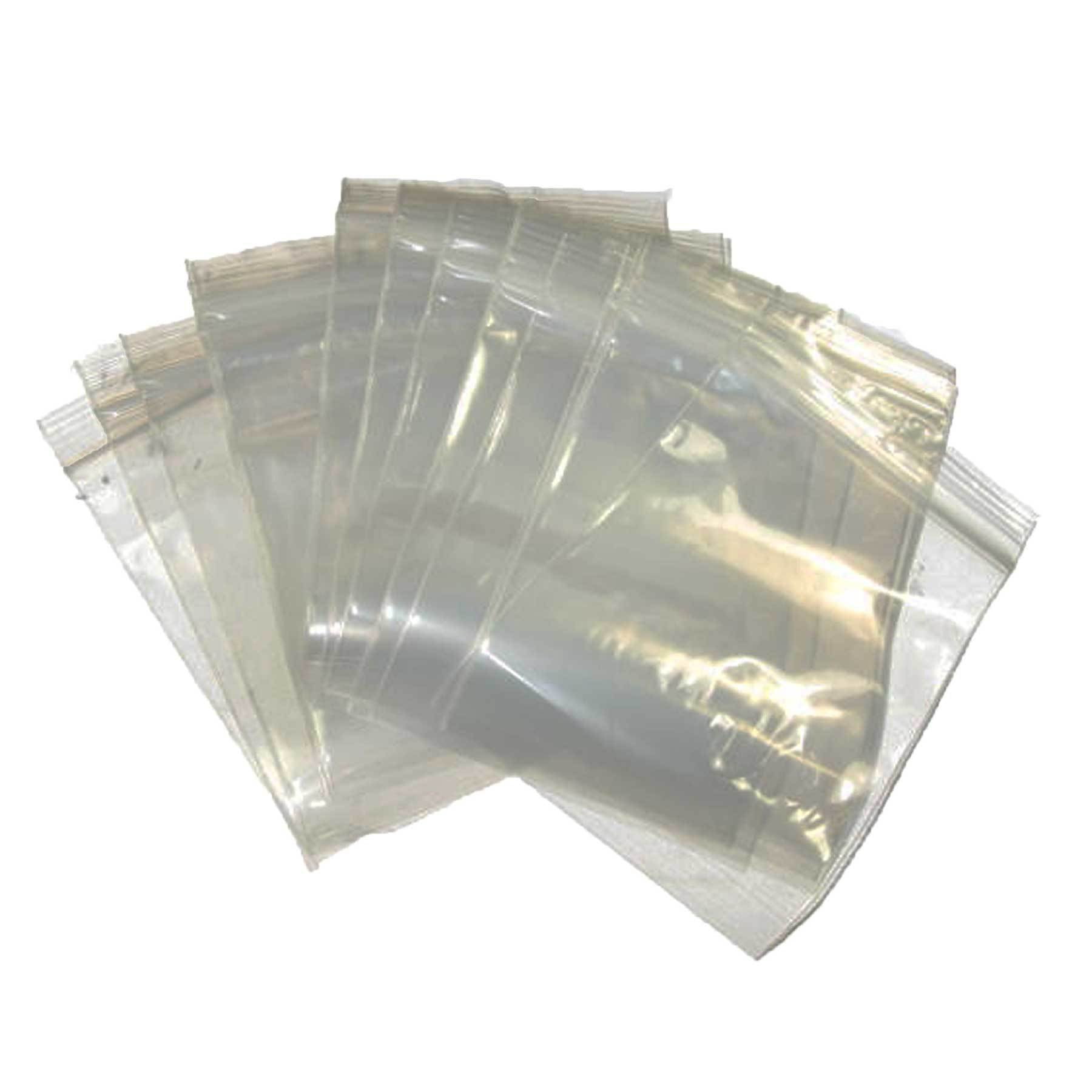 Zip Lock Poly Bags Recloseable Bulk Plastic Baggies 2 mil 100 Packs 3