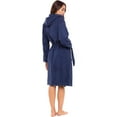 thumbnail image 5 of Notus Hooded Bathrobe for Women Soft Spa Nightgowns 100% Cotton Terry robes for men - Towel Bathrobe Unisex Terry Cloth Bathrobe, Soft Shower Spa Robe Navy XL, 5 of 6