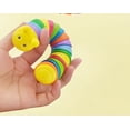 thumbnail image 4 of Gardien Sensory Slug Fidget Toys 3D Impreso articulado Stretch Slug Toy, Fidget Toys, Juguete de descompresión para niños adultos Alivio de la ansiedad y TDAH, regalos de cumpleaños, relajante (amarillo) ER, 4 of 6