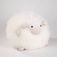 thumbnail image 3 of Studio 16, Toronto - Mongolian Wool Sheep Ball 13.75" Round Decorative Pillow - Soft, Plush Accent Cushion in 3 Colors  - Sand, 3 of 4