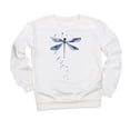 thumbnail image 4 of TANGNADE Women Outerwear Sweatshirt Women's Odonate Print Casual Fashion Sweatshirt Top Dragonfly Womens Sweater White XL, 4 of 4