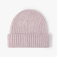thumbnail image 3 of Jamicy Beanie Winter Hats Unisex Soft Warm Stylish Knited Cuffed Skull Cap Unisex Solid Color Outdoor Knit Warm Thickened Cold Weather Hat, 3 of 3