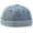 Blue, variant on Vintage Washed Denim Miki Hat, Brimless Rolled Cuff CapBrimless Dome Hats for Women Men