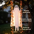 thumbnail image 4 of 4ft Halloween Swing Ghost Decoration, Hanging Light-up Ghost Decor with RC, 8 Modes, Ideal for Halloween Party (B 4.9ft), 4 of 10