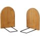 thumbnail image 1 of Sujetalibros de madera 1 par de soportes para sujetalibros Soporte para estanterías Soportes para libros de escritorio de oficina Decoración Sujetalibros de madera Sujetalibros antideslizant, 1 of 3