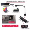 thumbnail image 7 of Xiwai PCI-E 3.0 M.2 M-key to Oculink SFF-8612 SFF-8611 Host Adapter for ThinkBook 16+ External Graphics Card & SSD, 7 of 7