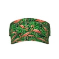 thumbnail image 2 of Kdxio Flamingo Print Sun Visor Hat Golf Visor Adjustable Velcro Outdoor Sports Cap for Men Women, 2 of 7