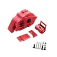 thumbnail image 4 of RC Caja de la caja de cambios Central Caja de onda mediana Fácil de instalar Modelo de automóvil práctico 57T Equipo diferencial para accesorios de Rojo, 4 of 8