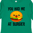 thumbnail image 4 of Inktastic You Had Me at Burger Boys or Girls Long Sleeve Toddler T-Shirt, 4 of 5