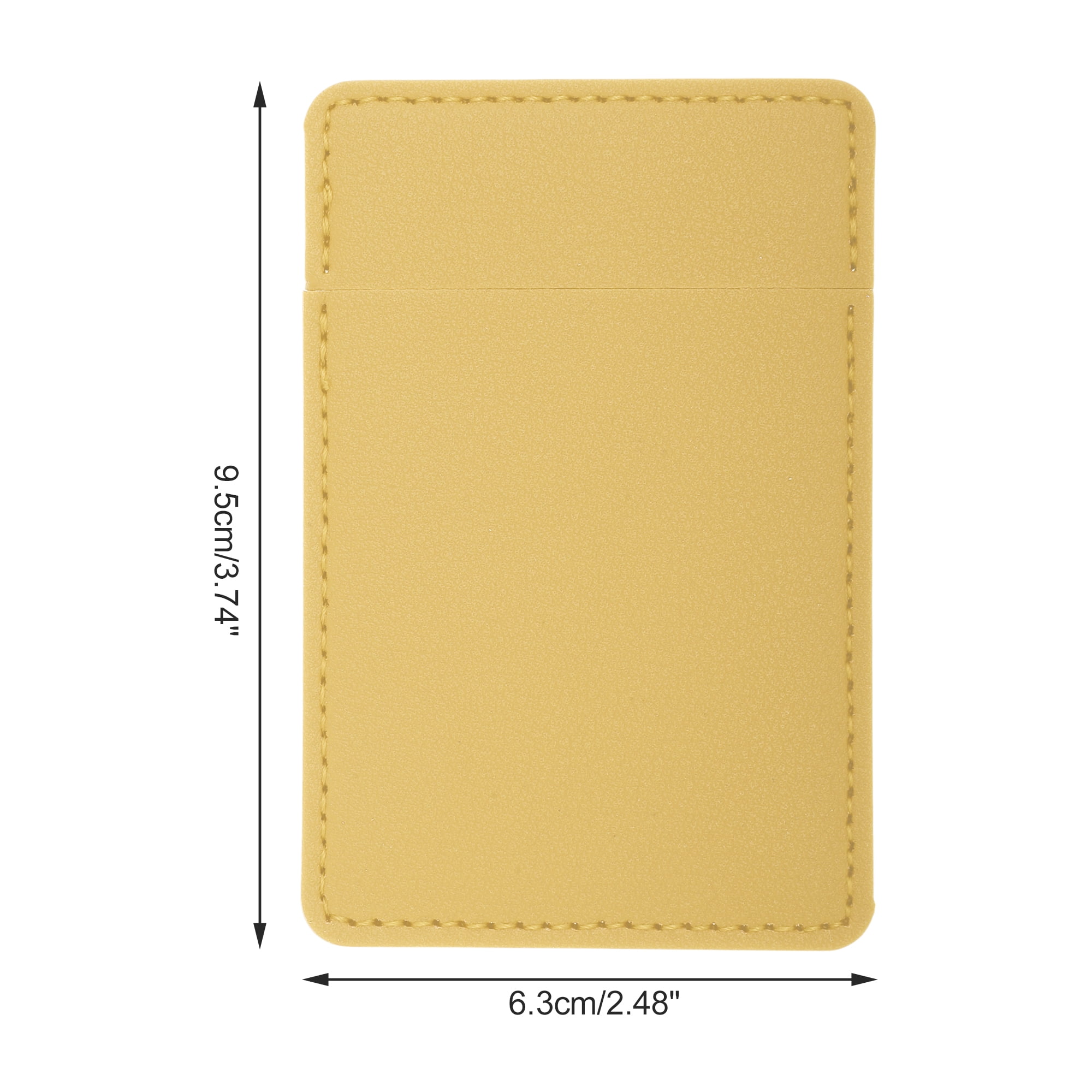 Unique Bargains 1 Pc Rectangular Makeup Mirror Lemon Yellow