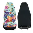 thumbnail image 4 of Binienty Boho Mandala Floral Car Seat Covers Front Seats Stretchy Breathable Protective Seat Covers For Car Seats Boho Automotive Accessories for Women Girly, 4 of 7