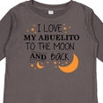 thumbnail image 4 of Inktastic I Love My Abuelito To The Moon and Back Boys or Girls Long Sleeve Toddler T-Shirt, 4 of 5