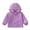 Purple, variant on WhouRiu Infant Boy Girl Outdoor Jacket Floral Prints Zip Up Hooded Jacket Child Loose Breathable Windbreaker Jackets Purple,Sized 12-18 M