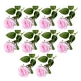 thumbnail image 4 of Inteprter Ramo de novia de boda de 10 piezas - Durabilidad de larga duración Flores artificiales amplias y elegantes Flores falsas de bajo Type2 NO2, 4 of 6