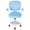 Blue, variant on TidBay Upgraded Children Desk Chair with Flipped Armrest and Footrest, Height Adjustable Swivel Kids Computer Chair, Children Study Chair for Home, School and Library