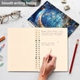 thumbnail image 4 of FORMRS 1-Subject Spiral Notebook 8" x 5" College Ruled 60 Refillable Sheet A5 Hard Cover, 2 Pack, Crystal Moon, 4 of 7