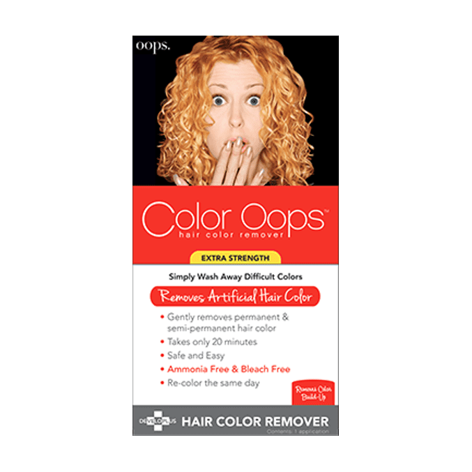 Color Oops Extra Strength Hair Color Remover Bleach Free Dye