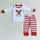 thumbnail image 1 of Conjunto de ropa de dormir de invierno para niños y niñas, conjunto de ropa de dormir con mangas Rojas, camisa de coche de árbol, pantalones con volantes, conjunto de pijamas, venta al por mayor, 1 of 2