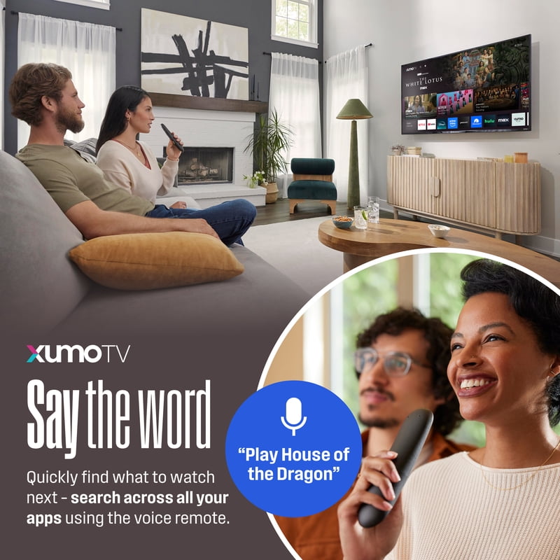 Westinghouse 40" Smart TV, 1080p FHD Xumo TV with Voice Remote, Wifi, Bluetooth, Dolby Sound gallery view