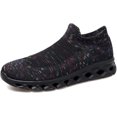 thumbnail image 1 of Xishao Zapatos para Caminar para Hombre Tenis Deportivas Zapatos sin Cordones Casuales negro-1 26.5 cm negro-1 26.5 cm Xishao ropa, 1 of 2