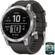 thumbnail image 1 of Smartwatch Garmin Fenix 7 Paquete con Banda Plateada y Grafito, 1 of 9