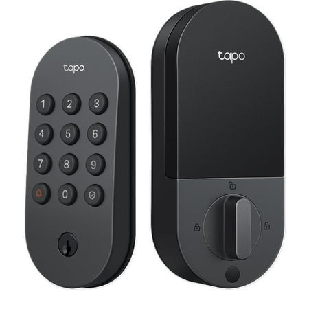 TP-Link Tapo Smart Door Lock, Deadbolt, Keyless Entry, In-App Monitoring, Easy Install, Long Lasting Battery Life, Replaces Most Locks, BHMA Grade 2, Tapo DLW10