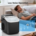 thumbnail image 5 of Joreek 26 lbs/24H Countertop Ice Maker Machine, 8 Bullet-Shaped Ice Ready in 6 Mins, 2 Ice Sizes, Self-Cleaning for Home, Kitchen, RV & Camping, 5 of 9