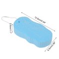thumbnail image 4 of Unique Bargains 1 Pc Wave Pattern Bath Sponge Body Scrubber Blue, 4 of 6