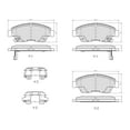thumbnail image 6 of Winstop Brake Pad Set, Front WS.0621.0.C, Honda Civic 2004, 6 of 6