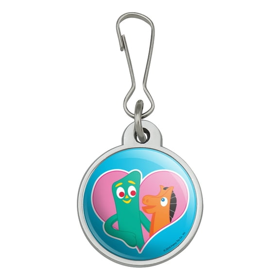 Gumby Pokey BFFs Best Friends Forever Jacket Handbag Purse Luggage Backpack Zipper Pull Charm