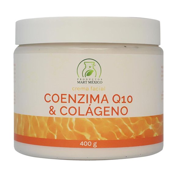 Crema Facial Mart Coenzima Q10 & Colágeno Piel Firme 400g México