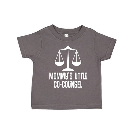 

Inktastic Lawyer Mommy Little Co Counsel Gift Toddler Boy or Toddler Girl T-Shirt