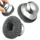 thumbnail image 1 of 2 estropajos de acero inoxidable, cepillos de limpieza de ollas, esponjas de alambre para limpiar platos, estropajos de metal, estropajos de acero inoxidable con mango, 1 of 7